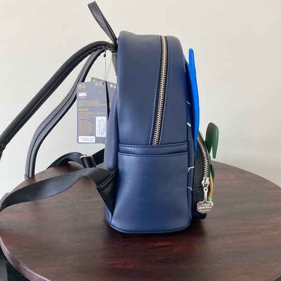 Disney Loungefly Bags Marvel Comics Thor Loki Pop Cosplay Glow In Dark Backpack - Picture 6 of 9